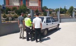 Kastamonu’da drift atan sürücü polis ekiplerince yakalandı