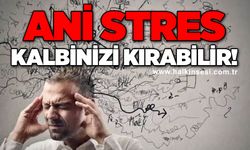 Ani stres kalbinizi kırabilir!