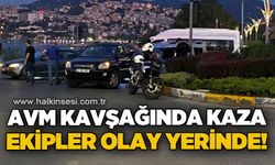 AVM kavşağında kaza: Ekipler olay yerinde