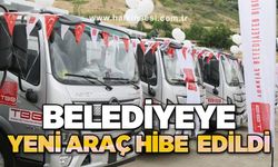 Belediyeye yeni araç tahsis edildi
