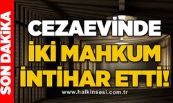Cezaevinde iki mahkum i*tihar etti!