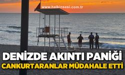 Deniz akıntısına kapıldı, cankurtaranlar müdahale etti!