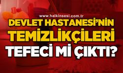 Devlet Hastanesi'nin temizlik görevlileri tefeci operasyonunda gözaltına alındı