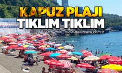 Kapuz Plajı tıklım tıklım