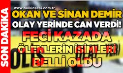 Okan ve Sinan Demir olay yerinde can verdi: Feci kazada ölenlerin isimleri belli oldu