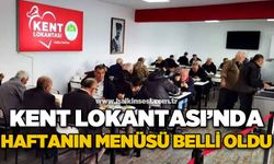 Kent Lokantası'nda haftanın menüsü belli oldu