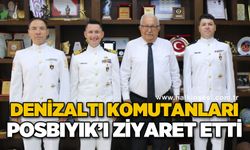 Denizaltı Gemisi Komutanları Halil Posbıyık'ı ziyaret etti