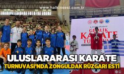 Uluslarası Karate Turnuvası'nda Zonguldak rüzgarı esti