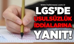 "LGS'de usulsüzlük" iddialarına yanıt