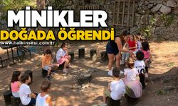 Minikler doğada öğrendi