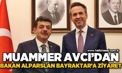 Muammer Avcı'dan Bakan Alparslan Bayraktar'a ziyaret