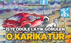 İşte ödüle layık görülen o karikatür