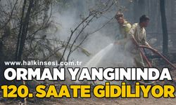 Orman yangınında 120. saate giriliyor