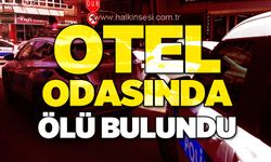 Otel odasında ölü bulundu