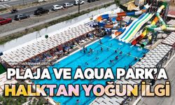 Plaj ve Aqua Park tıklım tıklım