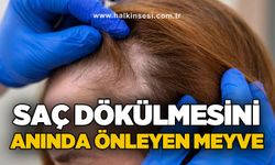 Saç dökülmesini önleyen meyve
