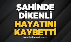 Şahinde Dikenli hayatını kaybetti