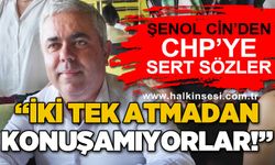 Şenol Cin'den CHP'ye sert sözler: İki tek atmadan konuşamıyorlar