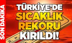 Türkiye'de tüm zamanların sıcaklık rekoru kırıldı