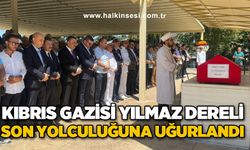 Kıbrıs Gazisi Yılmaz Dereli son yolculuğuna uğurlandı