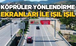 Köprüler yönlendirme ekranları ile ışıl ışıl