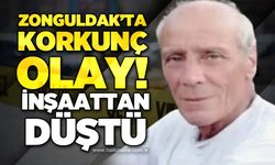Zonguldak'ta korkunç olay: İnşaattan düştü!