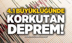 4.1 büyüklüğünde deprem