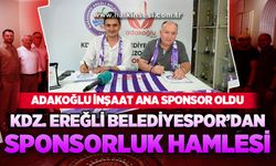 Kdz. Ereğli Belediyespor'dan sponsorluk hamlesi: Adakoğlu İnşaat ana sponsor oldu