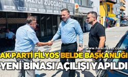 AK Parti Filyos Belde Başkanlığı yeni binası açılışı yapıldı