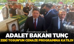 Adalet Bakanı Yılmaz Tunç, Zeki Tosun’un cenazesine katıldı