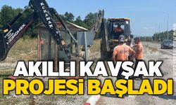 Akıllı kavşak projesi başladı