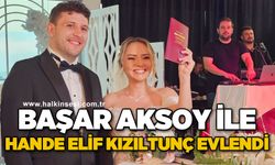 Başar Aksoy ile Elif Hande Kızıltunç evlendi