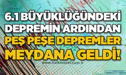 6.1 büyüklüğündeki depremin ardından 237 artçı deprem meydana geldi