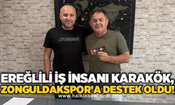 Ereğlili iş insanı Karakök, Zonguldakspor’a destek oldu!