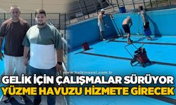 Gelik için çalışmalar sürüyor: Yüzme Havuzu hizmete girecek