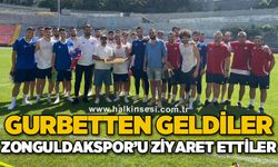 Gurbetten geldiler, Zonguldakspor’u ziyaret ettiler