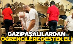Gazipaşalılardan öğrencilere destek eli