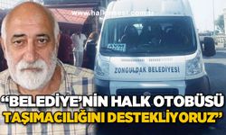 Ali Topaloğlu: Belediyenin halk otobüsü taşımacılığını destekliyoruz