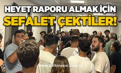 Atatürk Devlet Hastanesi'nde kriz: Vatandaşlar heyet raporu almak için sefalet çekti!