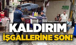 Kaldırım işgallerine son!