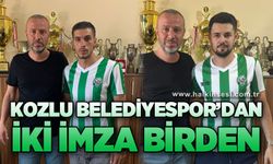Kozlu Belediyespor'dan iki imza birden