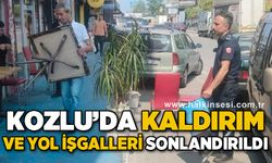 Kozlu'da kaldırım ve yol işgalleri sonlandırıldı