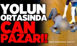 Yolun ortasında can pazarı!