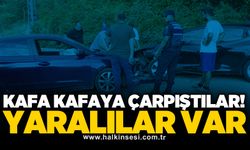 Kafa kafaya çarpıştılar! Yaralılar var!