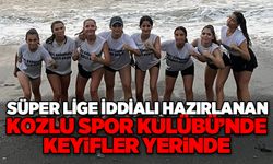 Süper Lige iddialı hazırlanan Kozlu Spor Kulübü’nde keyifler yerinde
