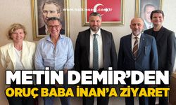 Metin Demir'den Oruç Baba İnan'a ziyaret