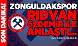 Zonguldakspor Rıdvan Özdemir ile anlaştı...