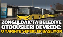 Zonguldak’ta Belediye otobüsleri devrede: O tarihte seferler başlıyor