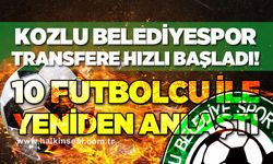 Kozlu Belediyespor transfere hızlı başladı: 10 futbolcu ile yeniden anlaştı