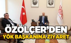 Rektör İsmail Hakkı Özölçer’den YÖK Başkanına ziyaret